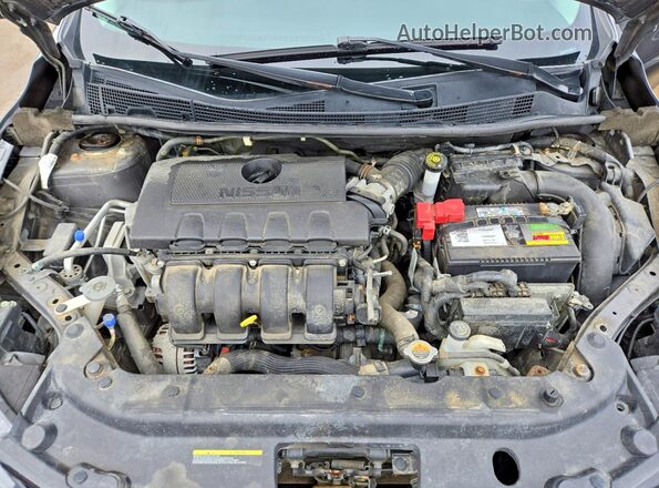 3N1AB7AP5KY317707 2019 NISSAN SENTRA Gray Vista interior trasera