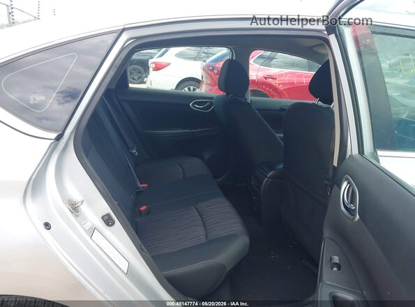 3N1AB7AP5KY328982 2019 NISSAN SENTRA Silver VIN կոդի պիտակի տեսք