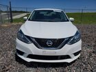 2019 Nissan Sentra Sv White vin: 3N1AB7AP5KY348469