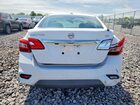 2019 Nissan Sentra Sv White vin: 3N1AB7AP5KY348469