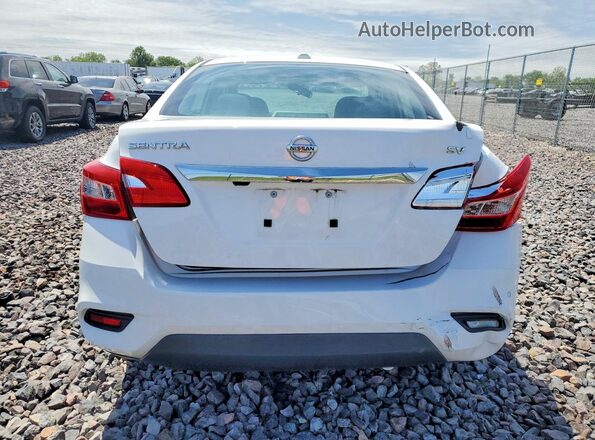 3N1AB7AP5KY348469 2019 NISSAN SENTRA White Widok z tyłu