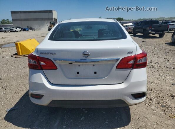 3N1AB7AP5KY448412 2019 NISSAN SENTRA Белый Вид сзади