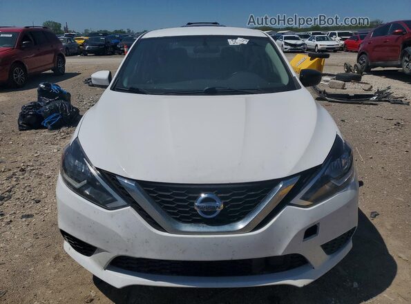 3N1AB7AP5KY448412 2019 NISSAN SENTRA Белый Вид спереди