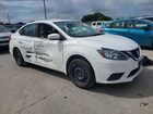 2016 Nissan Sentra Sv White vin: 3N1AB7AP6GL678092