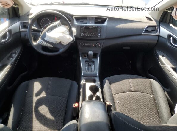 3N1AB7AP6GY255600 2016 NISSAN SENTRA Серебряный Вид панели приборов
