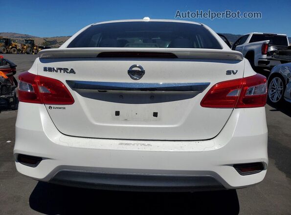 3N1AB7AP6GY263597 2016 NISSAN SENTRA Белый Вид сзади
