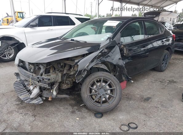 3N1AB7AP6GY300423 2016 NISSAN SENTRA Black Przód lewy