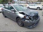 2016 Nissan Sentra S Gray vin: 3N1AB7AP6GY318596