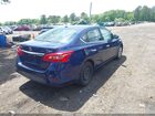 2016 Nissan Sentra Sv Blue vin: 3N1AB7AP6GY327895