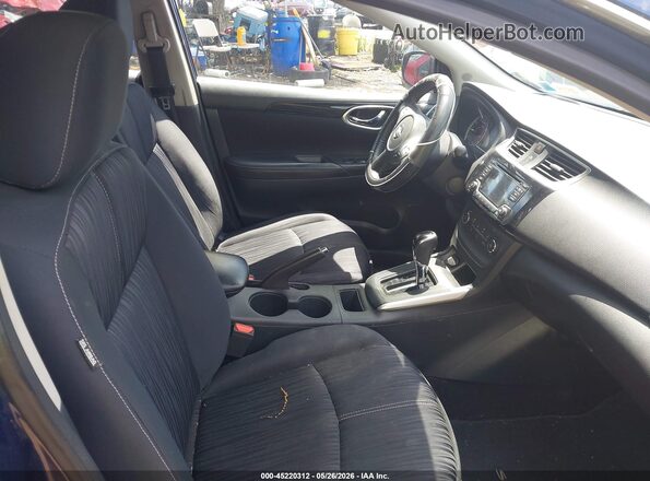 3N1AB7AP6GY327895 2016 NISSAN SENTRA Blue Widok wnętrza z przodu