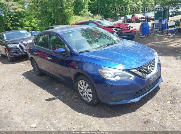 3N1AB7AP6GY327895 2016 NISSAN SENTRA Blue Przód prawy