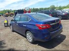 2016 Nissan Sentra Sv Blue vin: 3N1AB7AP6GY327895