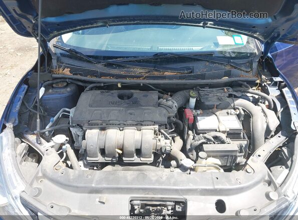 3N1AB7AP6GY327895 2016 NISSAN SENTRA Blue Widok z tyłu