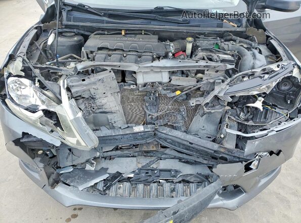 3N1AB7AP6HL674609 2017 NISSAN SENTRA Серый Вид задней части салона