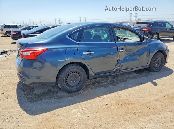 3N1AB7AP6HY283379 2017 NISSAN SENTRA Серый Задняя правая четверть