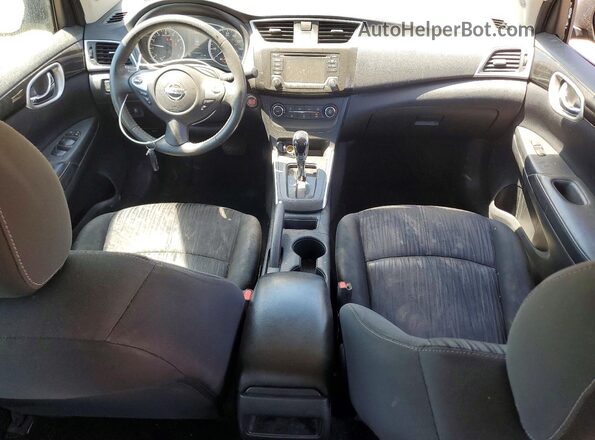 3N1AB7AP6HY283379 2017 NISSAN SENTRA Серый Вид панели приборов