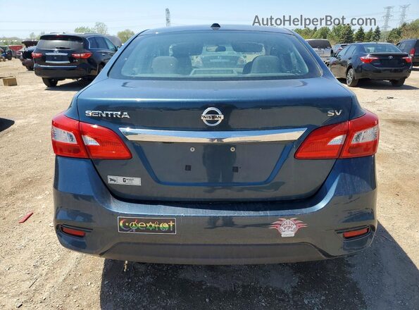 3N1AB7AP6HY283379 2017 NISSAN SENTRA Серый Вид сзади