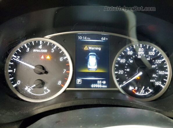 3N1AB7AP6JL642281 2018 NISSAN SENTRA Gray ხელსაწყოთა პანელის ხედი
