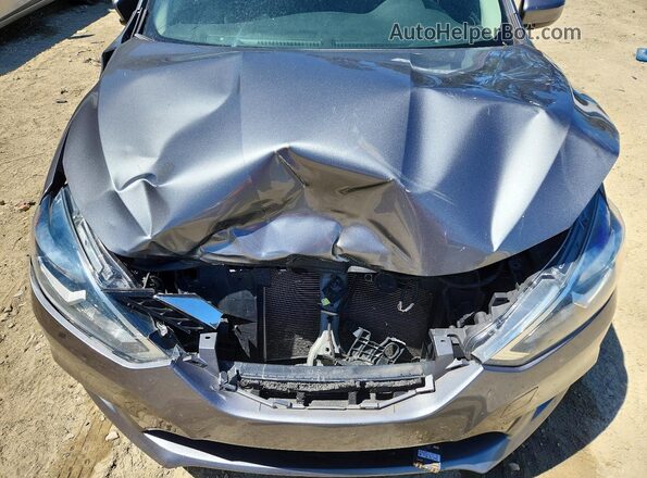 3N1AB7AP6JY213662 2018 NISSAN SENTRA Gray Widok wnętrza z tyłu