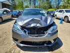 2018 Nissan Sentra Sv Gray vin: 3N1AB7AP6JY213662