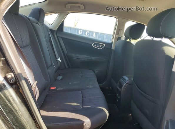 3N1AB7AP6JY248900 2018 NISSAN SENTRA Black Widok tylnych siedzeń