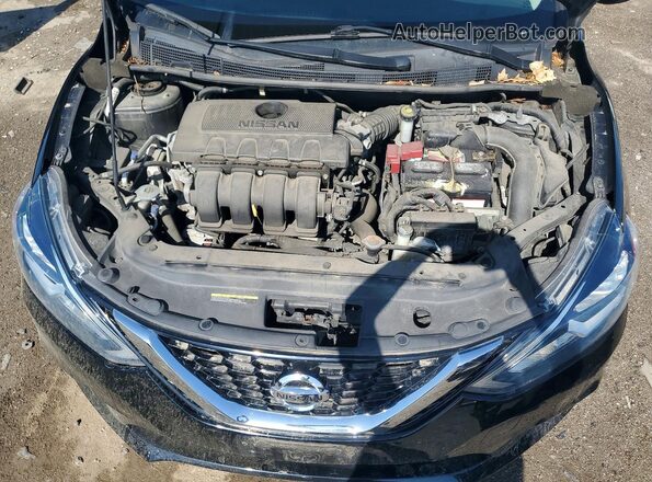 3N1AB7AP6JY248900 2018 NISSAN SENTRA Black Widok wnętrza z tyłu