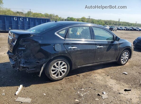 3N1AB7AP6JY248900 2018 NISSAN SENTRA Black Tył prawy