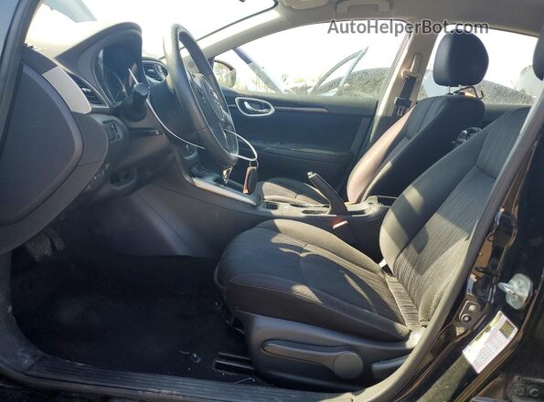 3N1AB7AP6JY248900 2018 NISSAN SENTRA Black Widok wnętrza z przodu