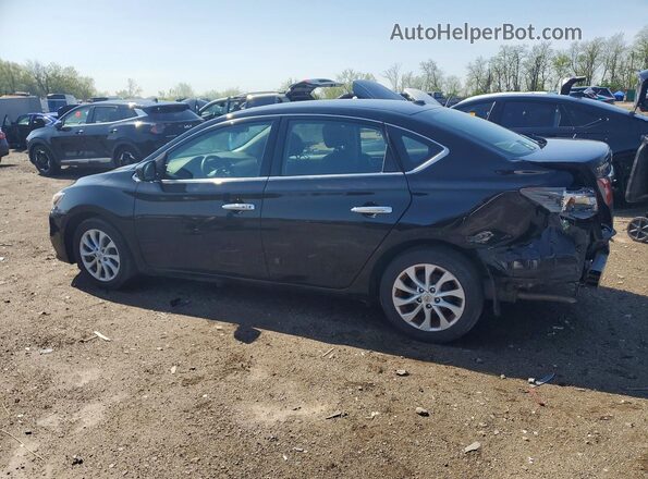 3N1AB7AP6JY248900 2018 NISSAN SENTRA Black Tył lewy