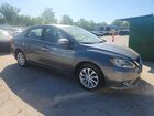 2018 Nissan Sentra Sv Gray vin: 3N1AB7AP6JY256141