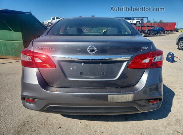 3N1AB7AP6JY256141 2018 NISSAN SENTRA Gray Widok z tyłu