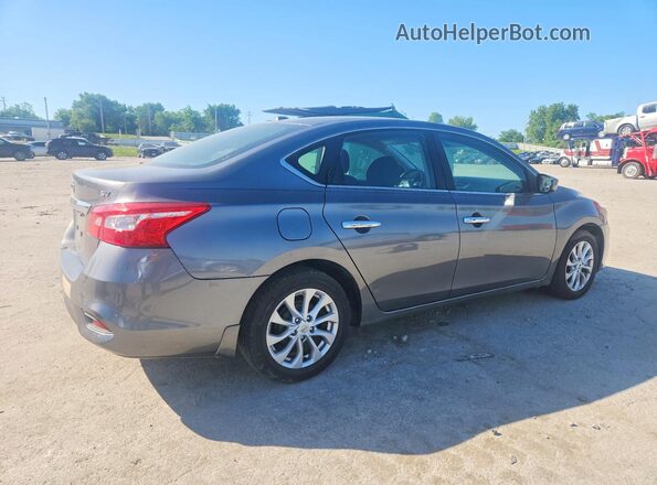 3N1AB7AP6JY256141 2018 NISSAN SENTRA Gray Tył prawy