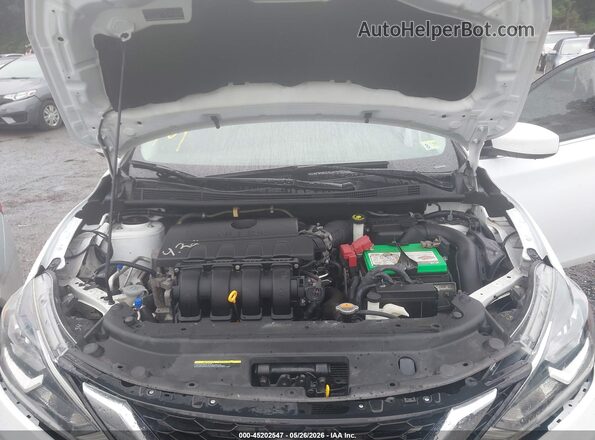 3N1AB7AP6KY214814 2019 NISSAN SENTRA White Widok z tyłu
