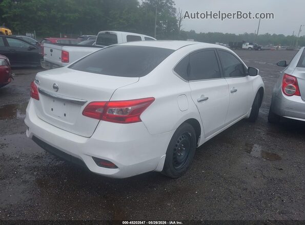 3N1AB7AP6KY214814 2019 NISSAN SENTRA White Tył prawy