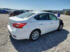 2019 Nissan Sentra Sv White vin: 3N1AB7AP6KY235291