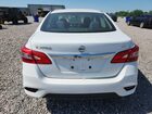 2019 Nissan Sentra Sv White vin: 3N1AB7AP6KY235291