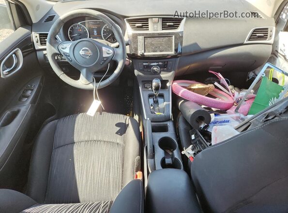 3N1AB7AP6KY235291 2019 NISSAN SENTRA White Vista del salpicadero