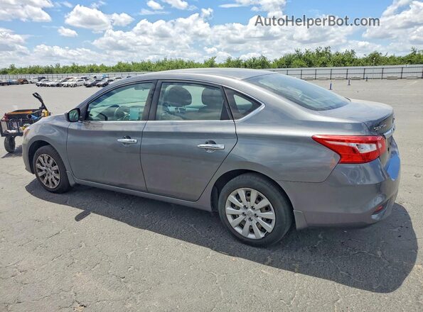 3N1AB7AP6KY259493 2019 NISSAN SENTRA Gray Tył lewy