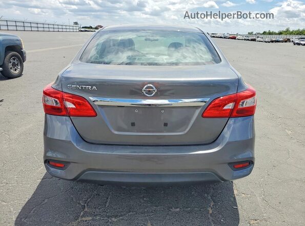 3N1AB7AP6KY259493 2019 NISSAN SENTRA Gray Widok z tyłu