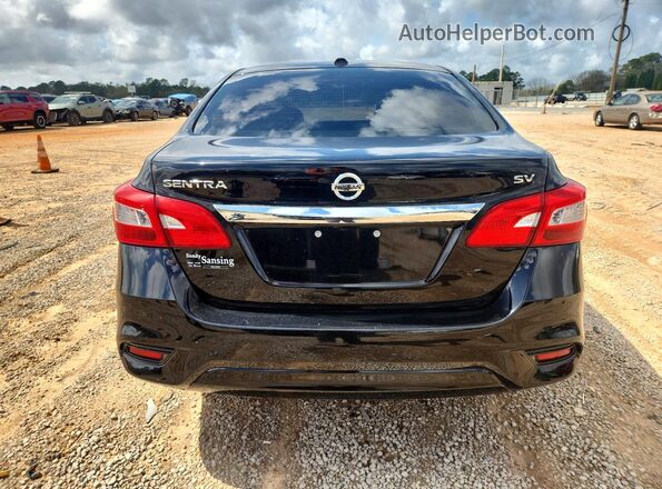 3N1AB7AP6KY349372 2019 NISSAN SENTRA Черный Вид сзади