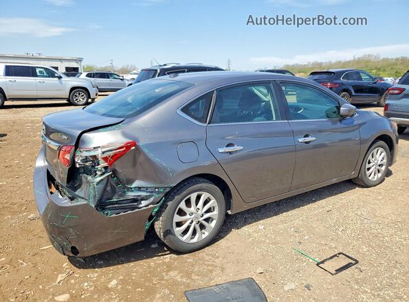 3N1AB7AP6KY362249 2019 NISSAN SENTRA Gray უკანა მარჯვენა