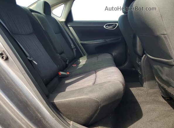 3N1AB7AP6KY362249 2019 NISSAN SENTRA Gray უკანა სავარძლების ხედი