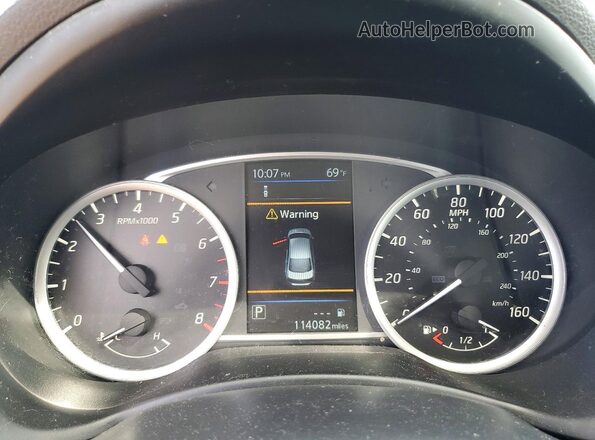 3N1AB7AP6KY362249 2019 NISSAN SENTRA Gray ხელსაწყოთა პანელის ხედი