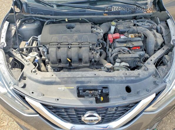 3N1AB7AP6KY362249 2019 NISSAN SENTRA Gray უკანა სალონის ხედი