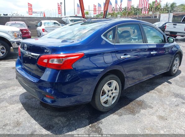 3N1AB7AP7GL637390 2016 NISSAN SENTRA Blue Trasero derecho