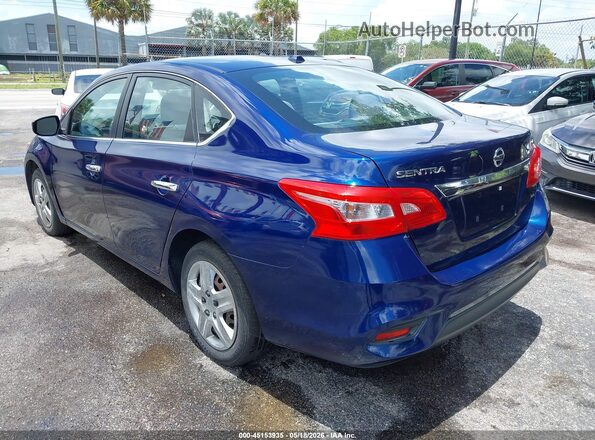 3N1AB7AP7GL637390 2016 NISSAN SENTRA Blue Trasero izquierdo