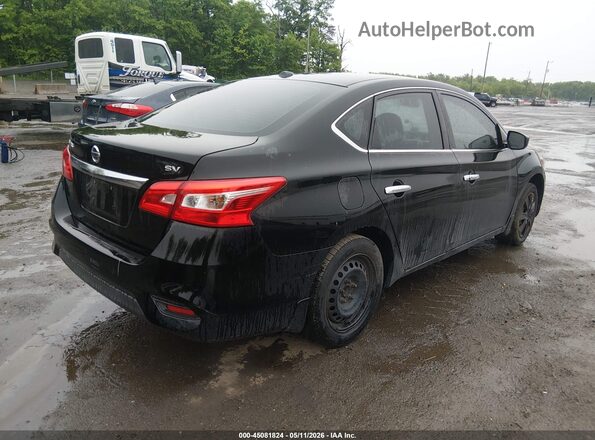 3N1AB7AP7GL640631 2016 NISSAN SENTRA Черный Задняя правая четверть