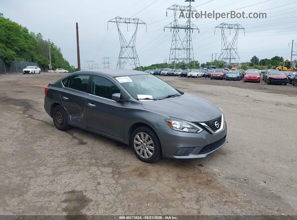 3N1AB7AP7GL647949 2016 NISSAN SENTRA Gray Передня права чверть