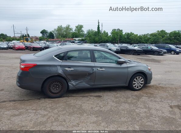3N1AB7AP7GL647949 2016 NISSAN SENTRA Gray Вид спереду