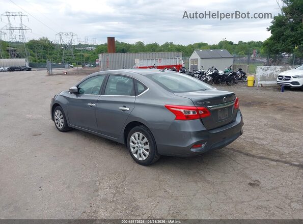 3N1AB7AP7GL647949 2016 NISSAN SENTRA Gray Задня ліва чверть